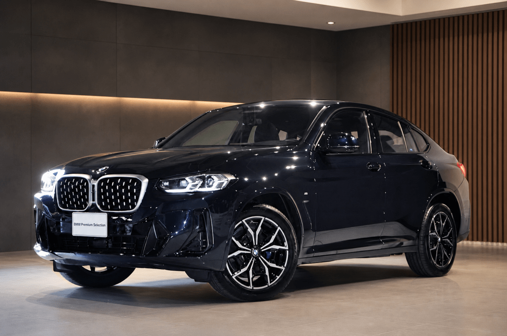 客戶原本的深藍色BMW X4 xDrive30i，由BMW BPS原廠認證中古車部門回收上架販售