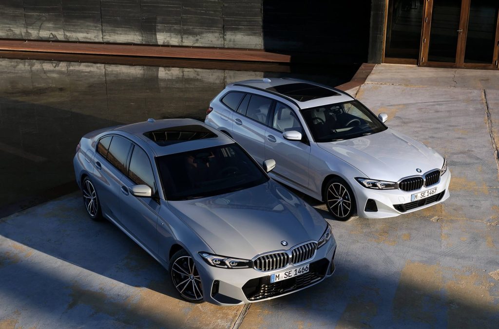 BMW全新車與BPS原廠認證低里程中古車比較情境示意圖